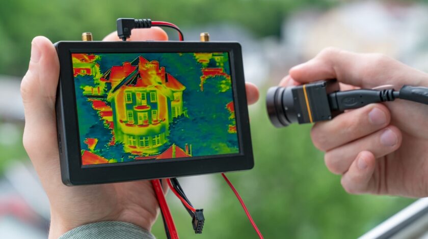 L'une des technologies de détection de fuites par ARDF 35 est la thermographie infrarouge.